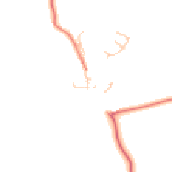 Daytime road noise heatmap for CA10 1DG