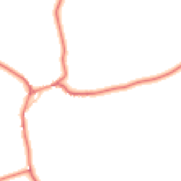 Daytime road noise heatmap for CA10 1DJ