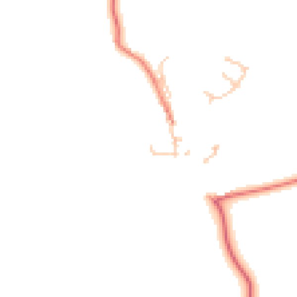 Daytime road noise heatmap for CA10 1DL