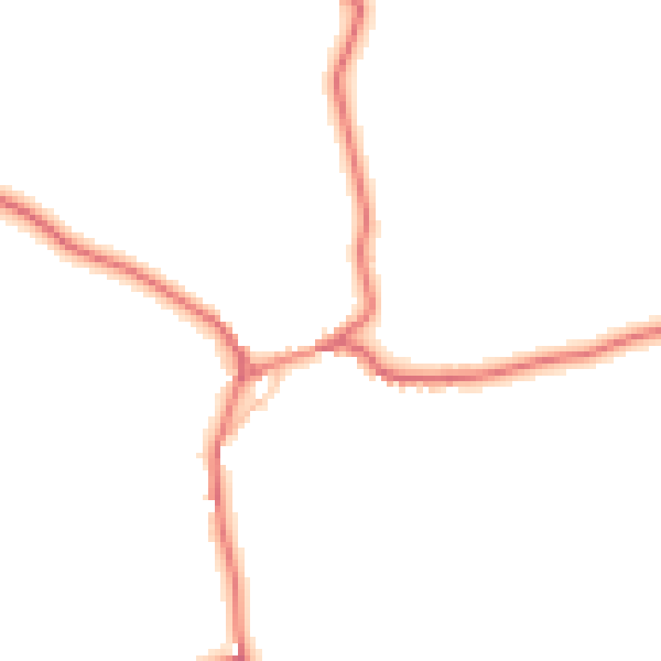 Daytime road noise heatmap for CA10 1DR