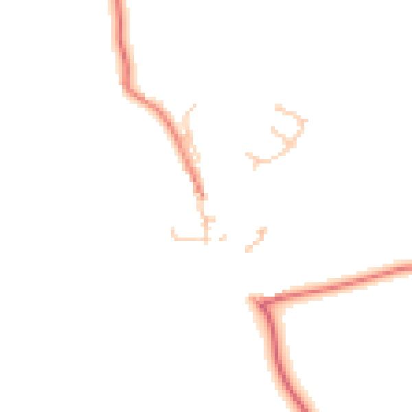 Daytime road noise heatmap for CA10 1ED