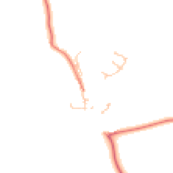 Daytime road noise heatmap for CA10 1EQ
