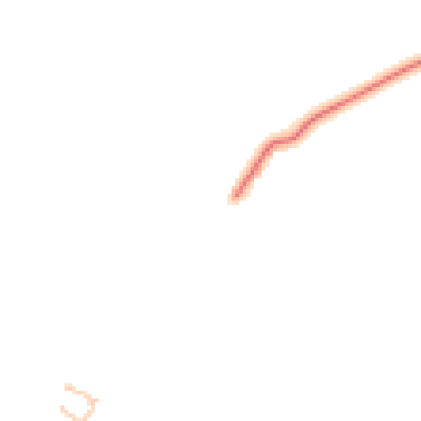 Daytime road noise heatmap for CA10 1EY