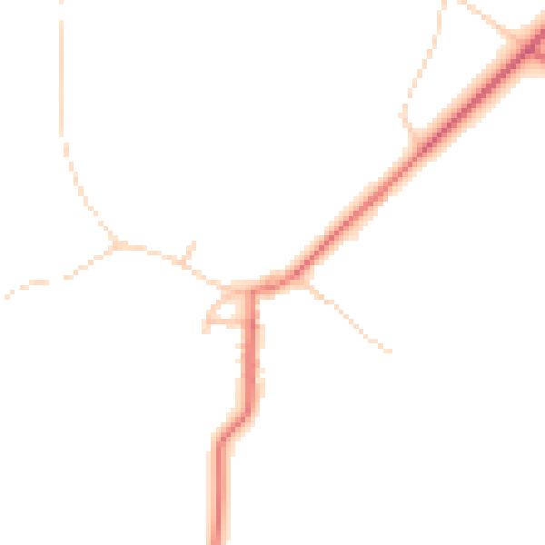 Daytime road noise heatmap for CA10 1FG