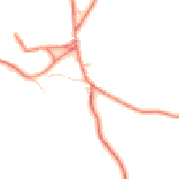 Daytime road noise heatmap for CA10 1HG