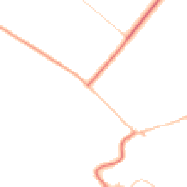 Daytime road noise heatmap for CA10 1QS