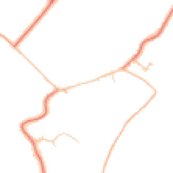 Daytime road noise heatmap for CA10 1QW