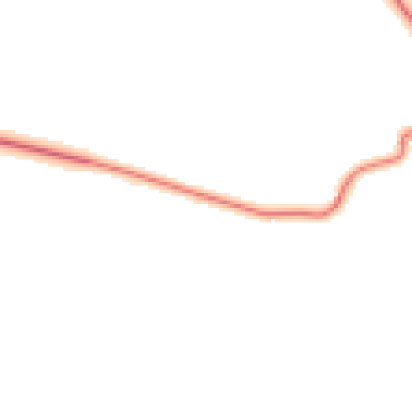 Daytime road noise heatmap for CA10 1RJ
