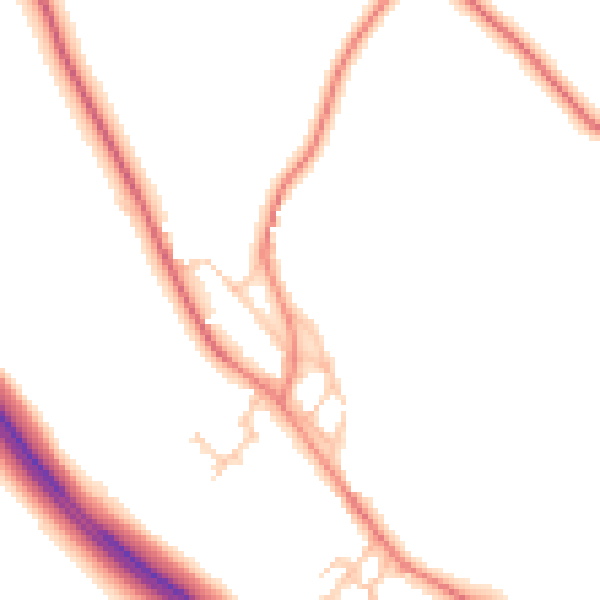 Daytime road noise heatmap for CA10 1SD
