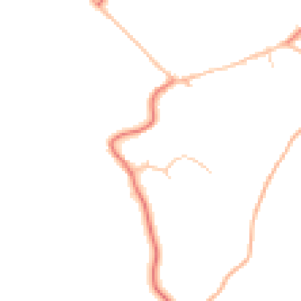 Daytime road noise heatmap for CA10 1SH