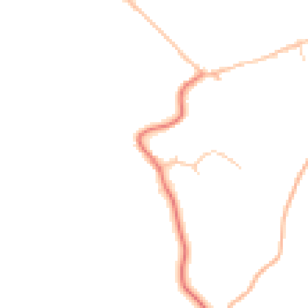 Daytime road noise heatmap for CA10 1SL