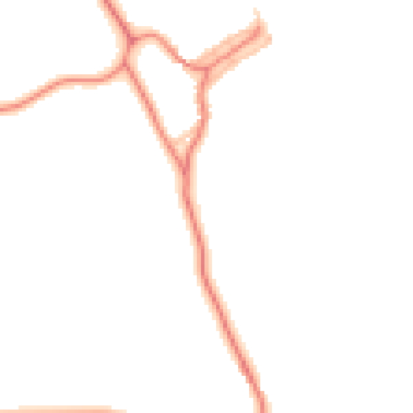 Daytime road noise heatmap for CA10 1TL