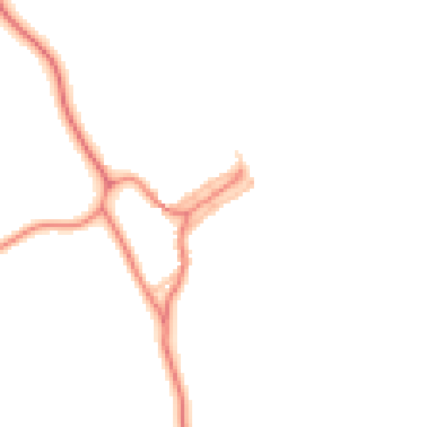 Daytime road noise heatmap for CA10 1TN