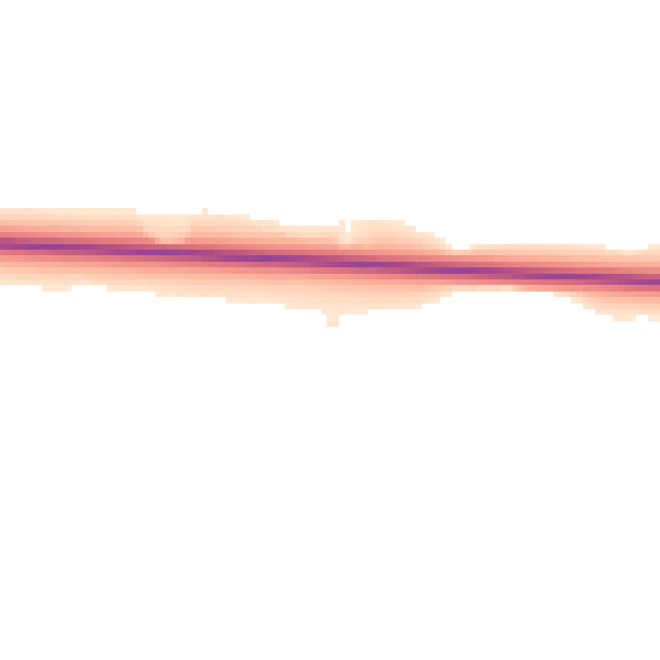 Daytime road noise heatmap for CA10 2AD