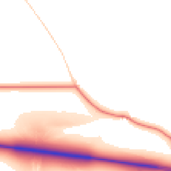 Daytime road noise heatmap for CA10 2AP