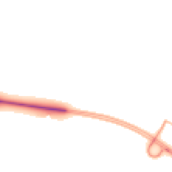 Night-time road noise heatmap for CA10 2AW