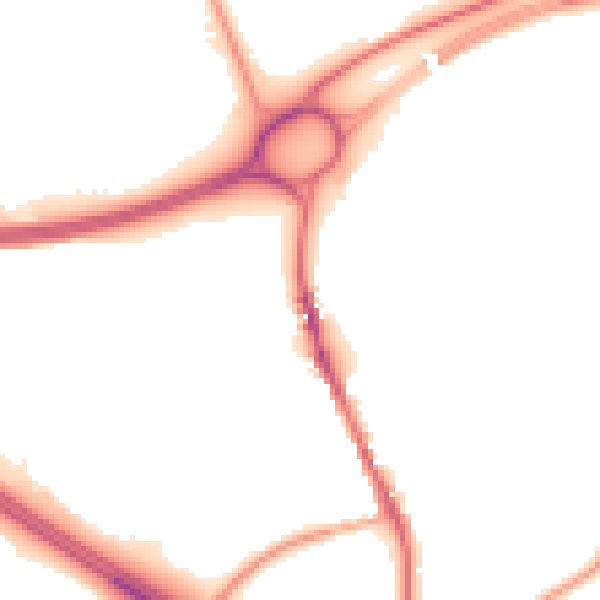 Night-time road noise heatmap for CA10 2BD
