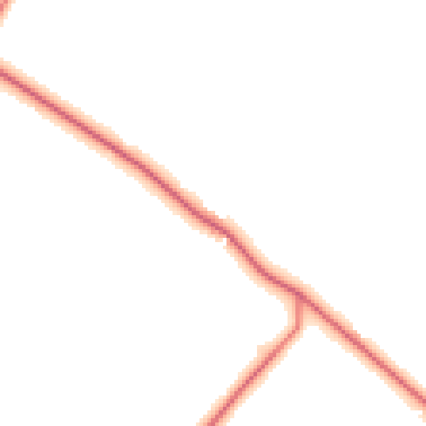 Daytime road noise heatmap for CA10 2DQ
