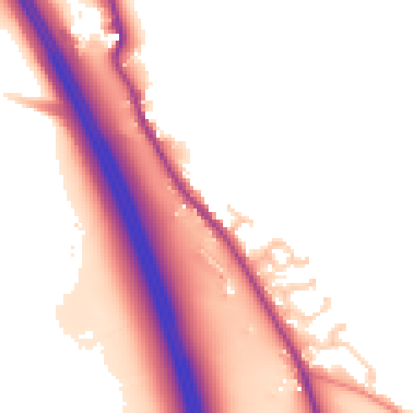 Daytime road noise heatmap for CA10 2EF