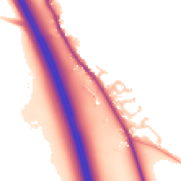 Daytime road noise heatmap for CA10 2EH