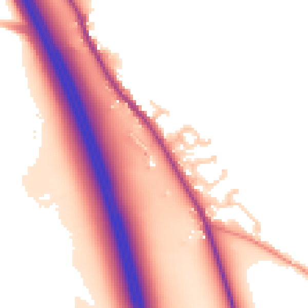 Daytime road noise heatmap for CA10 2EL