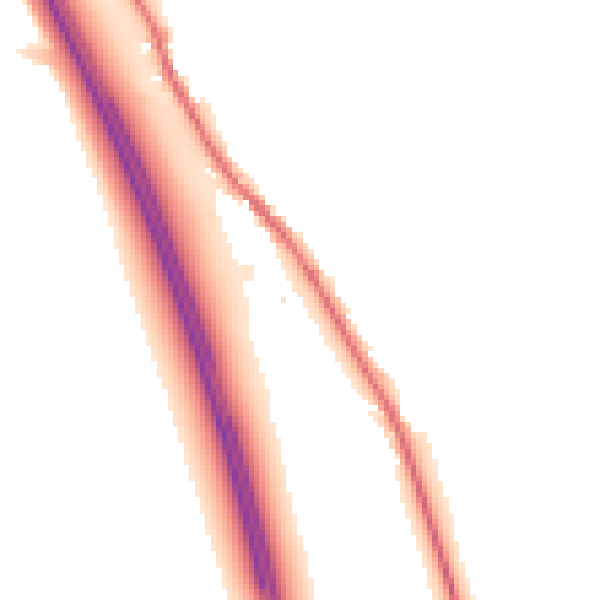 Night-time road noise heatmap for CA10 2EL
