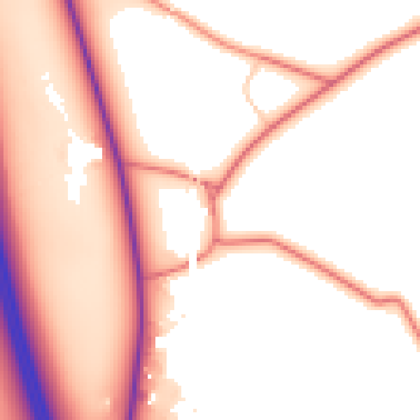 Daytime road noise heatmap for CA10 2EY