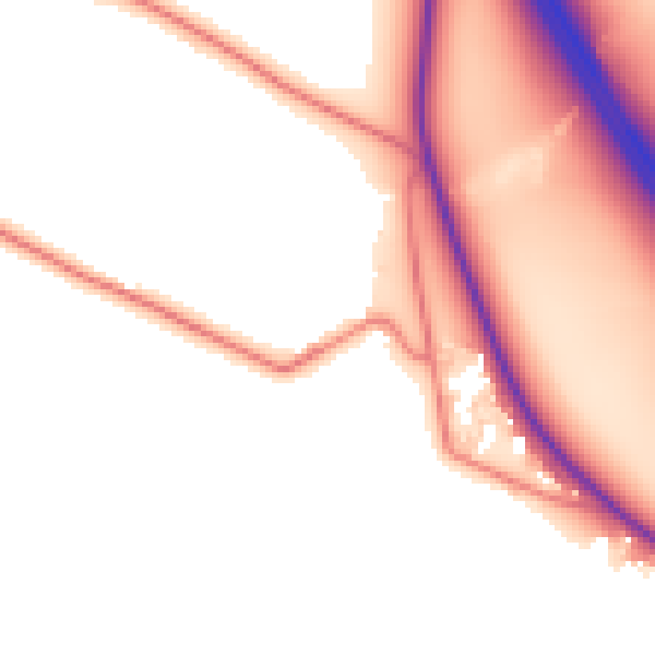 Daytime road noise heatmap for CA10 2HP