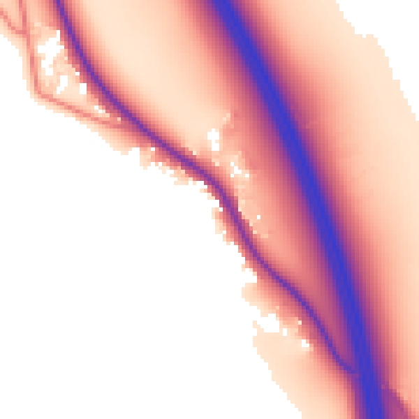 Daytime road noise heatmap for CA10 2HW