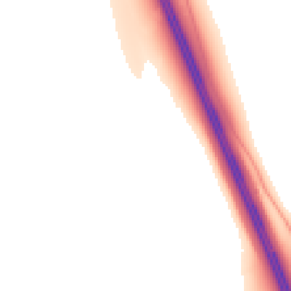 Night-time road noise heatmap for CA10 2JA