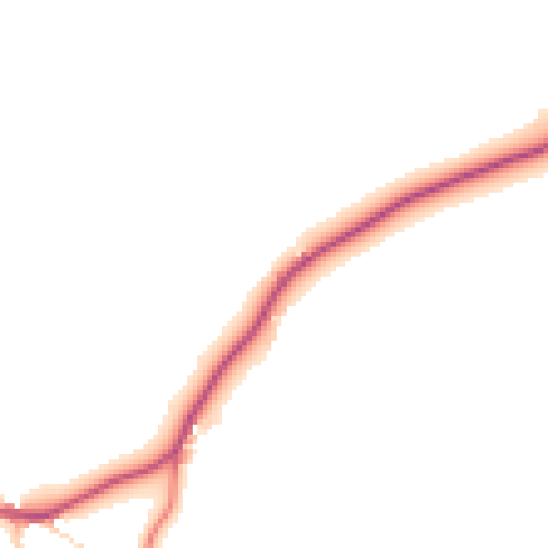 Daytime road noise heatmap for CA10 2NG