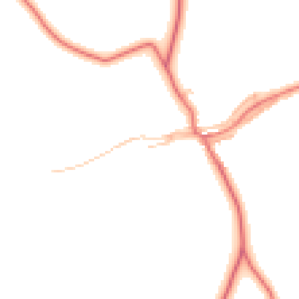 Daytime road noise heatmap for CA10 2PG