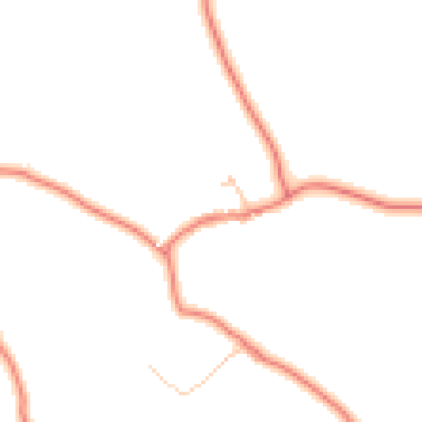 Daytime road noise heatmap for CA10 2QR