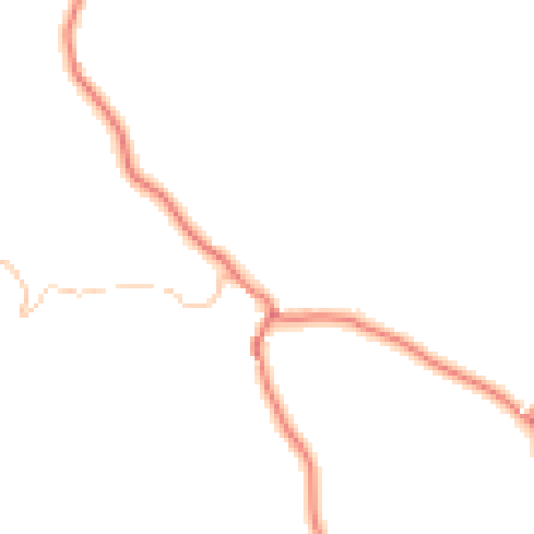 Daytime road noise heatmap for CA10 2RE