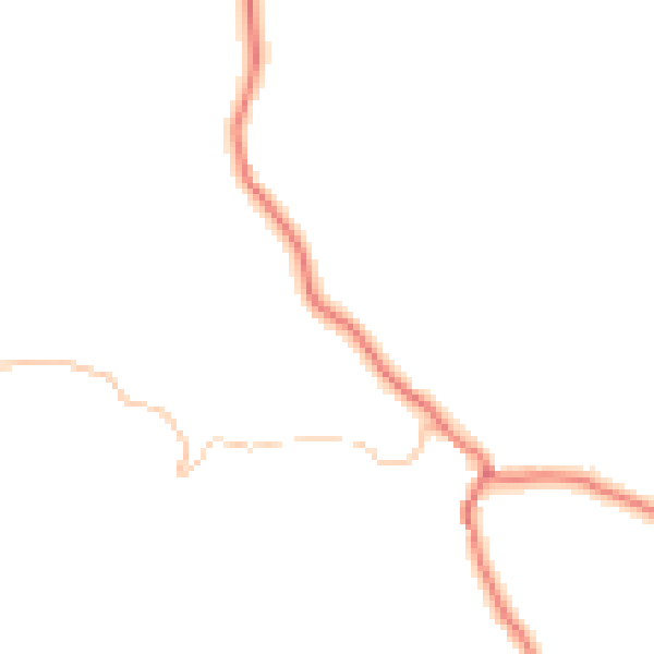 Daytime road noise heatmap for CA10 2RF