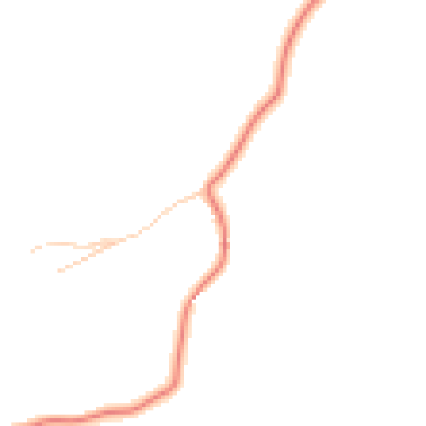 Daytime road noise heatmap for CA10 2RL