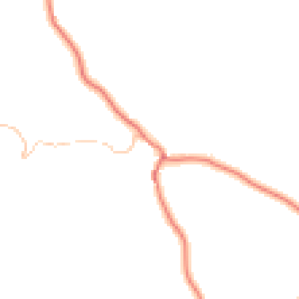 Daytime road noise heatmap for CA10 2RQ
