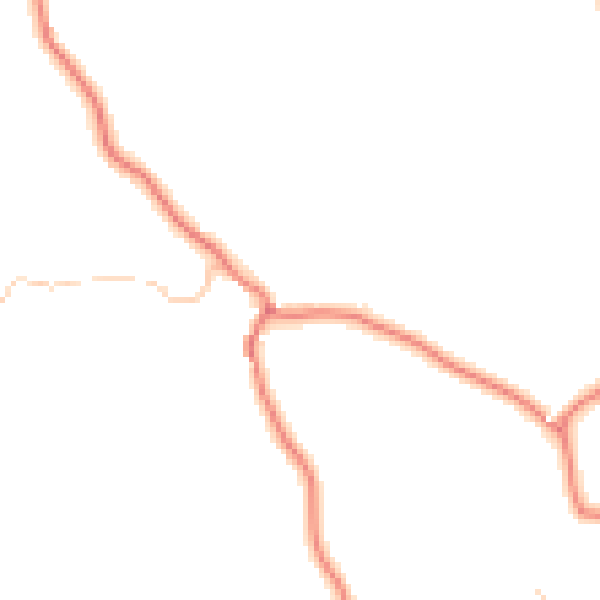 Daytime road noise heatmap for CA10 2RS