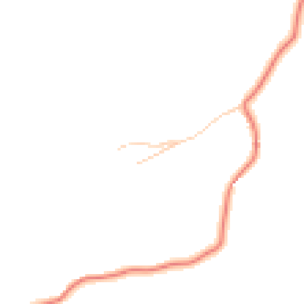 Daytime road noise heatmap for CA10 2RW