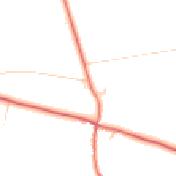 Daytime road noise heatmap for CA10 3AH