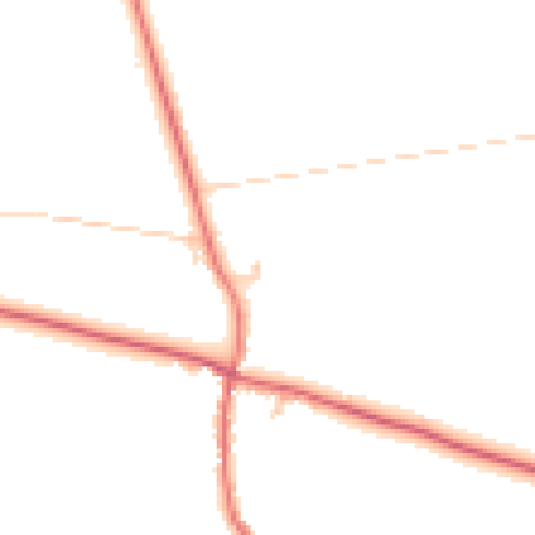 Daytime road noise heatmap for CA10 3AQ