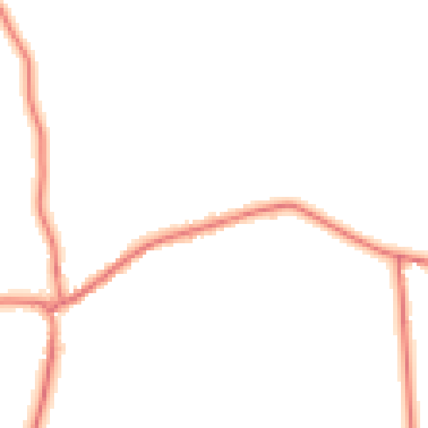 Daytime road noise heatmap for CA10 3BF