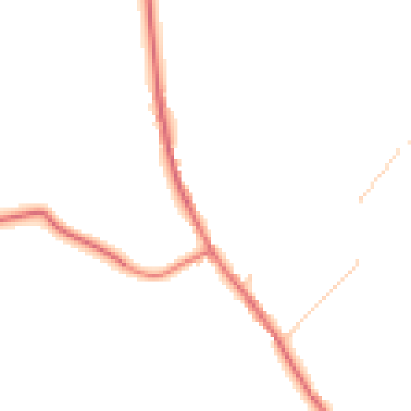 Daytime road noise heatmap for CA10 3BL