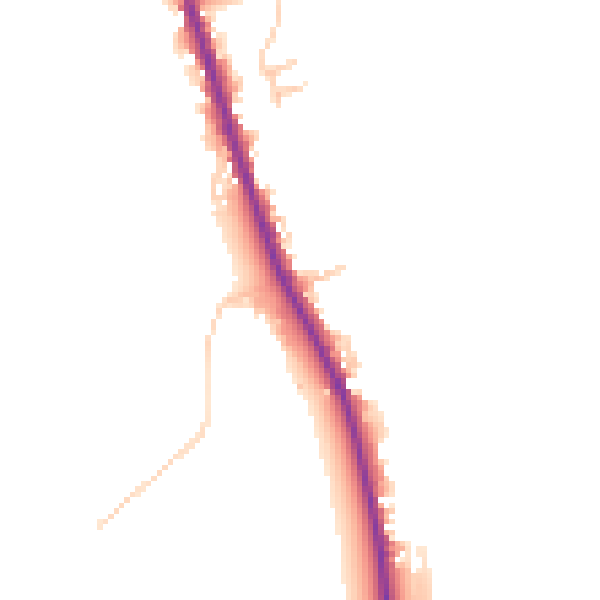 Daytime road noise heatmap for CA10 3BN