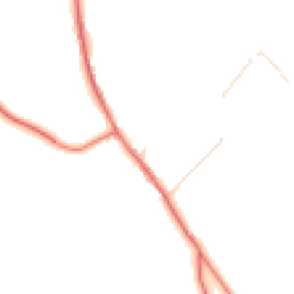 Daytime road noise heatmap for CA10 3BQ