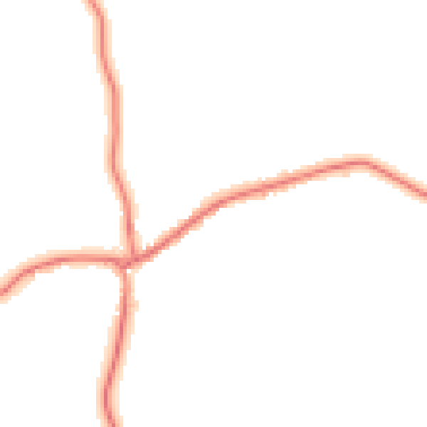 Daytime road noise heatmap for CA10 3DF