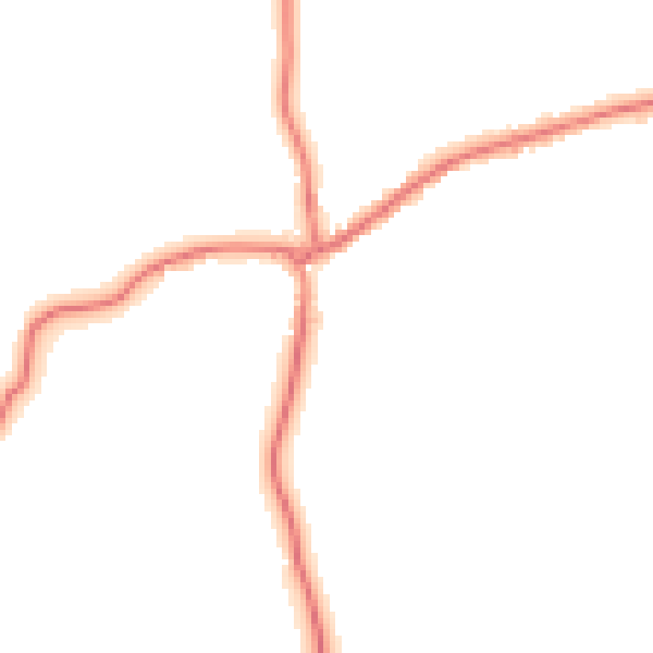 Daytime road noise heatmap for CA10 3DL