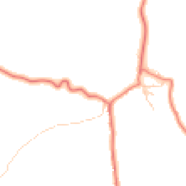 Daytime road noise heatmap for CA10 3HP