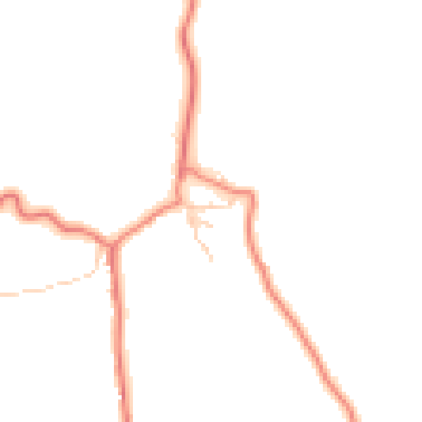 Daytime road noise heatmap for CA10 3JA