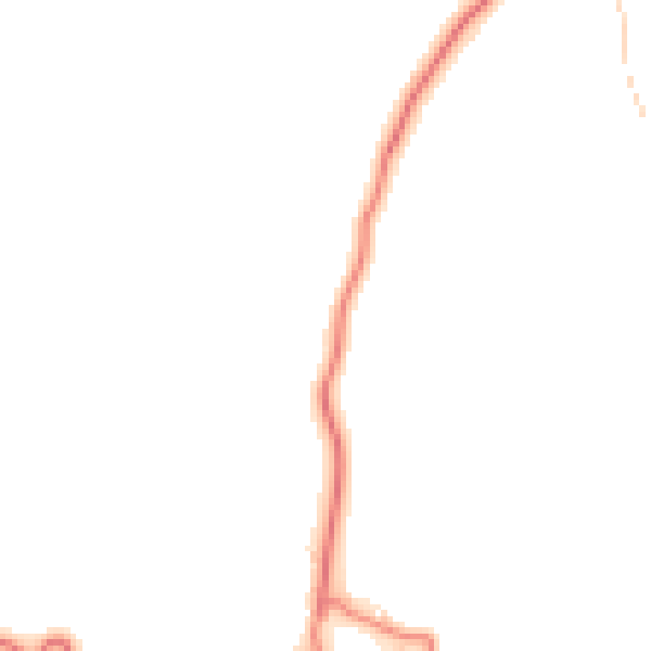 Daytime road noise heatmap for CA10 3JN